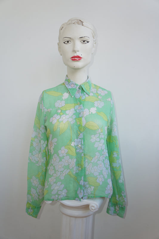 Chemise neon tea