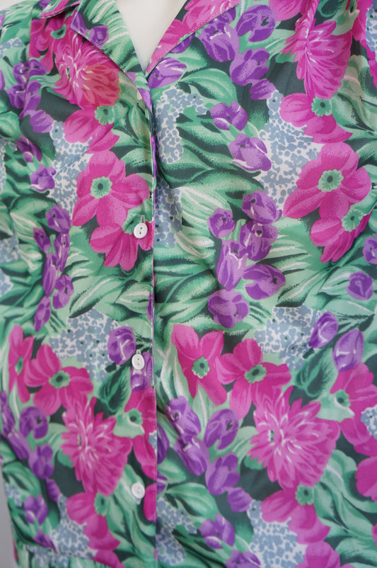 Chemise jardin fleuri