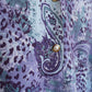 Chemise purple leopard