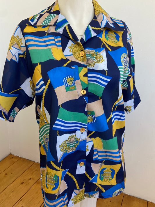 Chemise drapeaux soleils