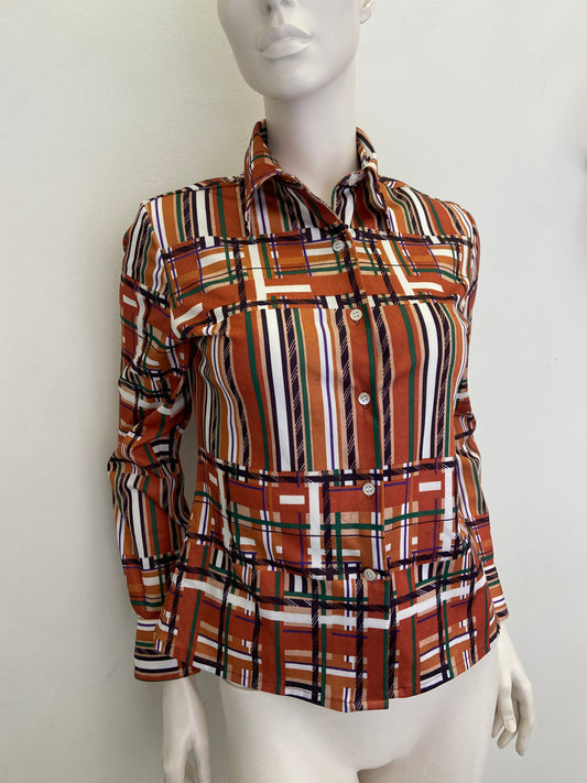 Chemise carreaux briques