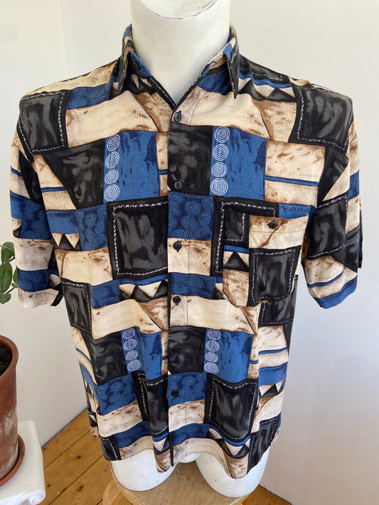 Chemise ringo bleue