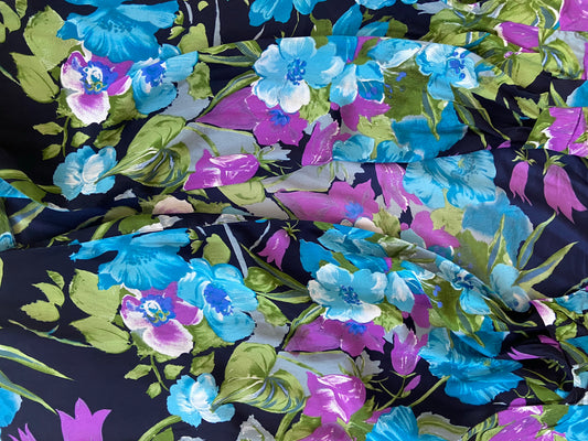 Chemise ouverte fleurie