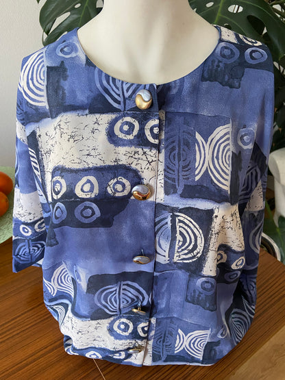 Chemise puccino bleue