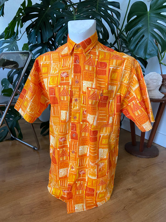 Chemise orange