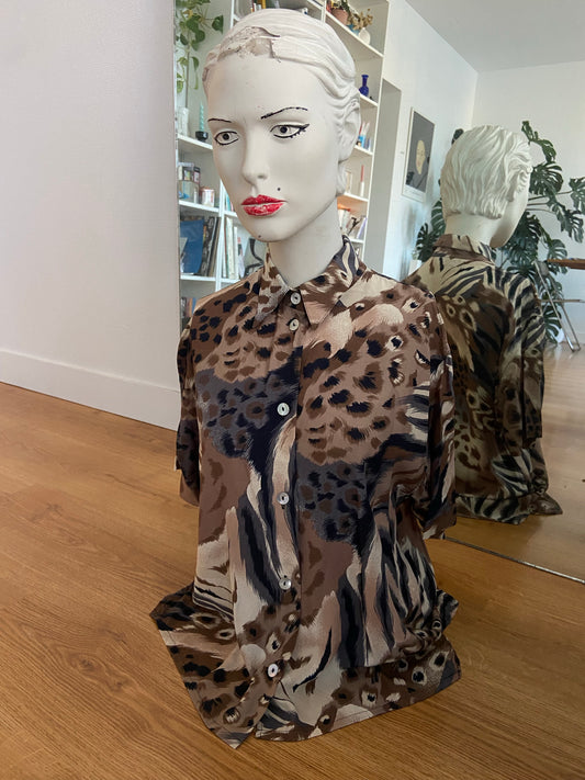Chemise animaux de la jungle