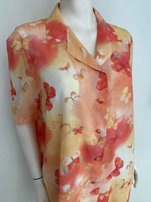 Chemise butterflies