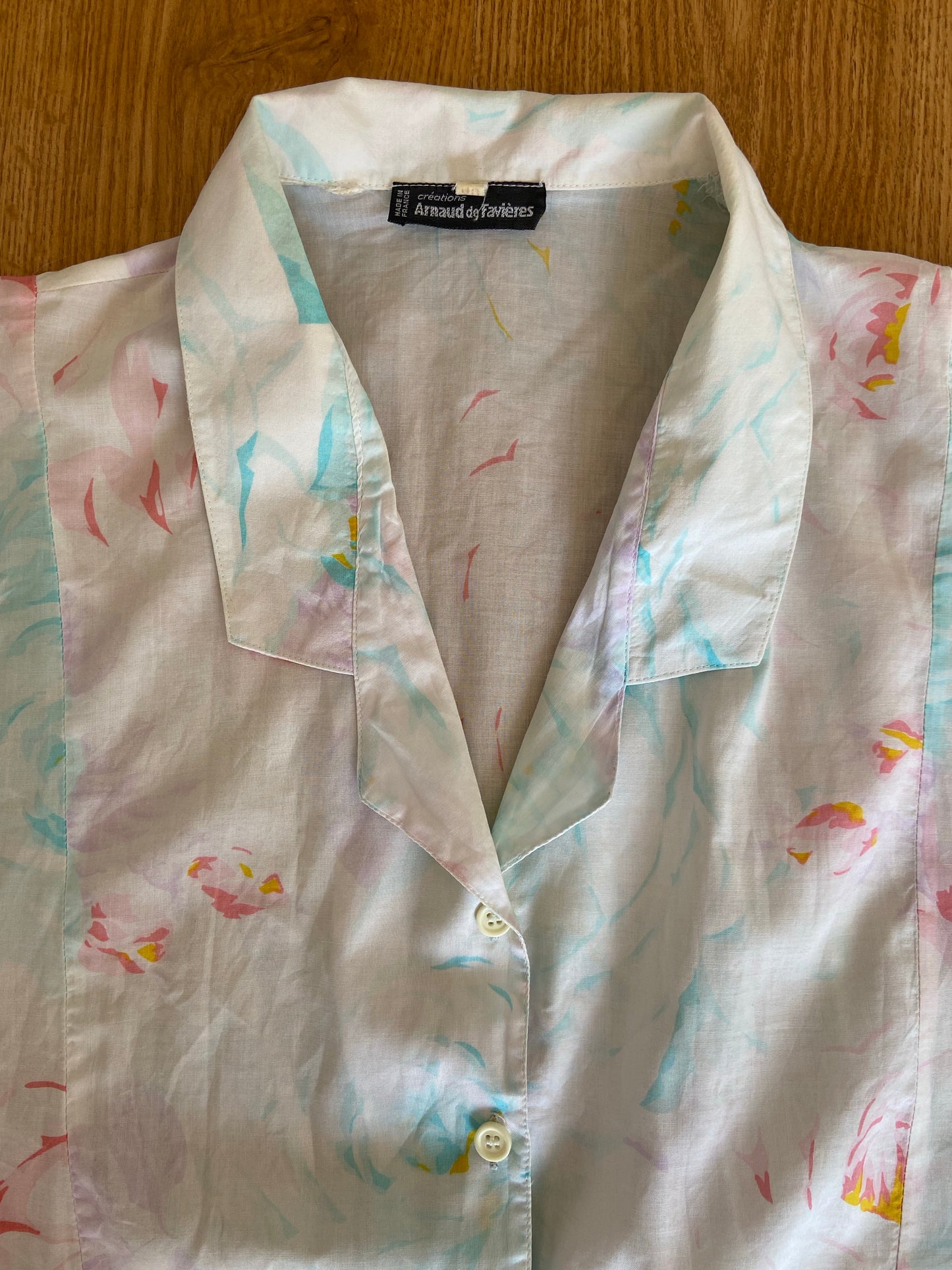 Pastel flower shirt