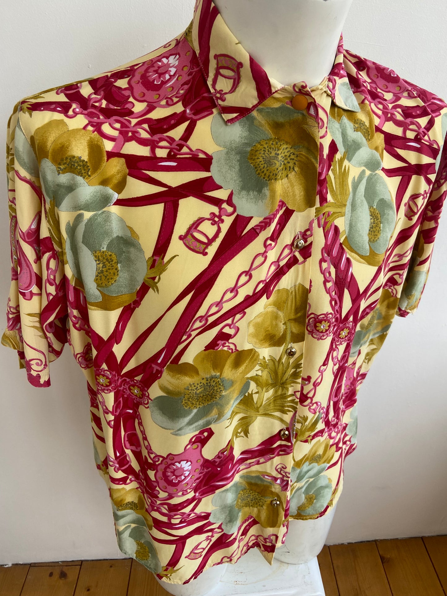 Fuchsia harness shirt