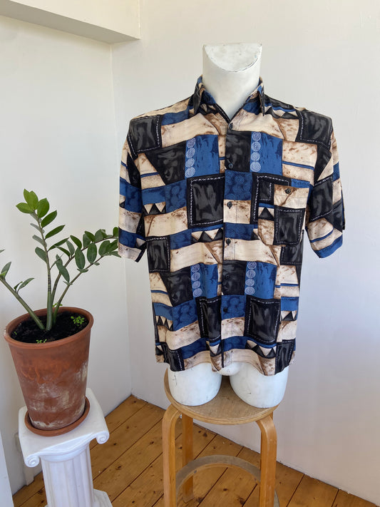 Chemise ringo bleue