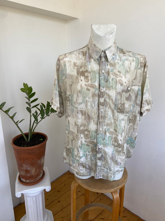 Chemise soie Berto Lucci