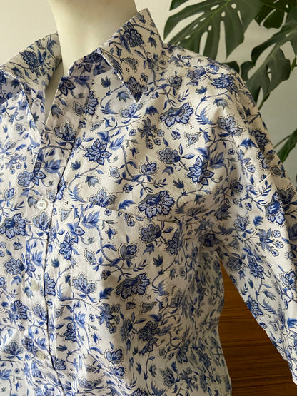 flowerblue shirt
