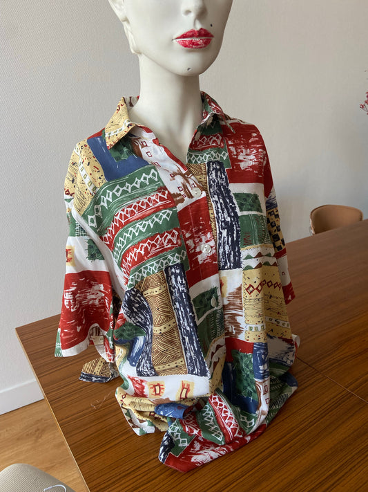 Chemise patchwork