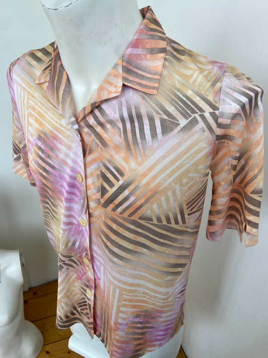Chemise peachy stripes