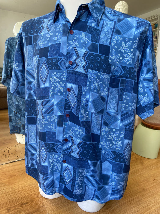 Chemise blue adventure