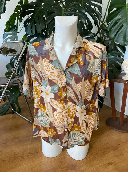 Transparent tropical shirt