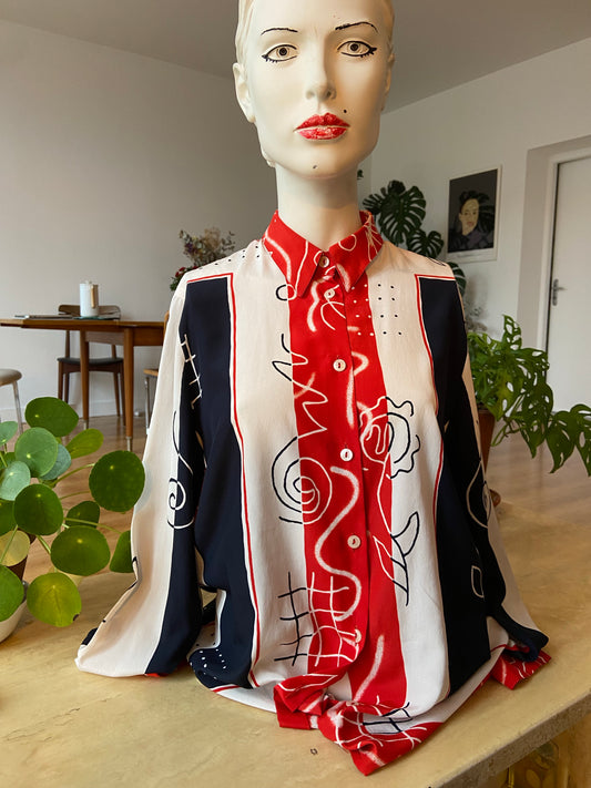 Chemise rayée esquisse