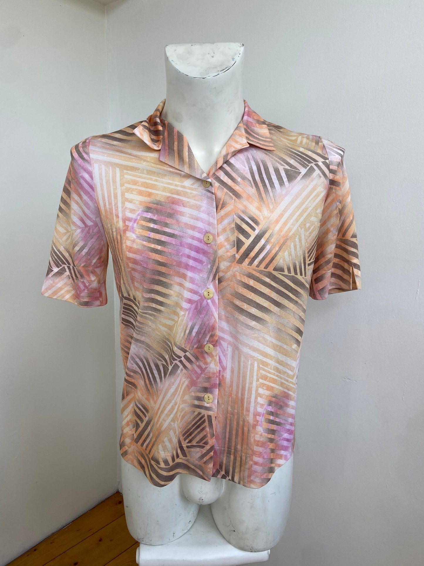 Peachy stripes shirt