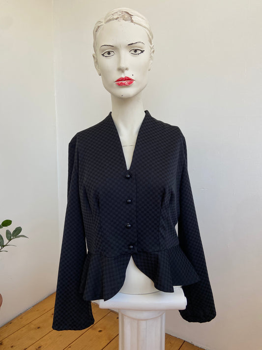 Chemise damier basques