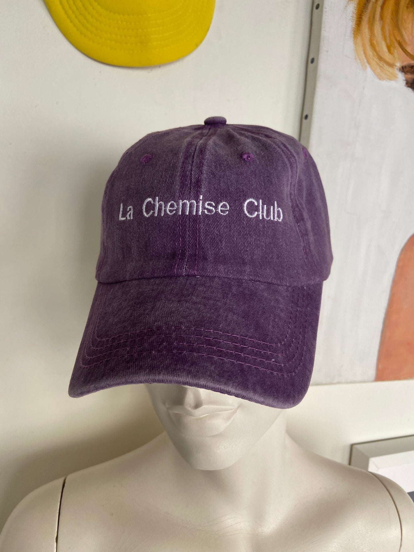 Casquette La Chemise Club violette