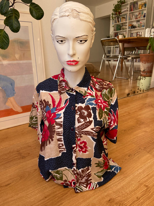 Chemise liaison fatale fleurie