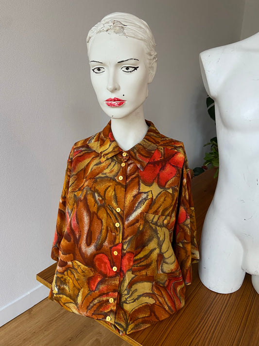 Chemise feuilles