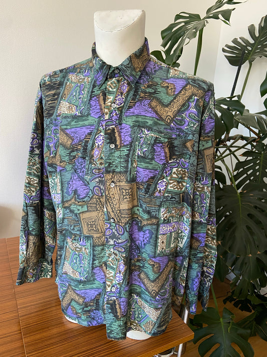 Chemise balafre soie
