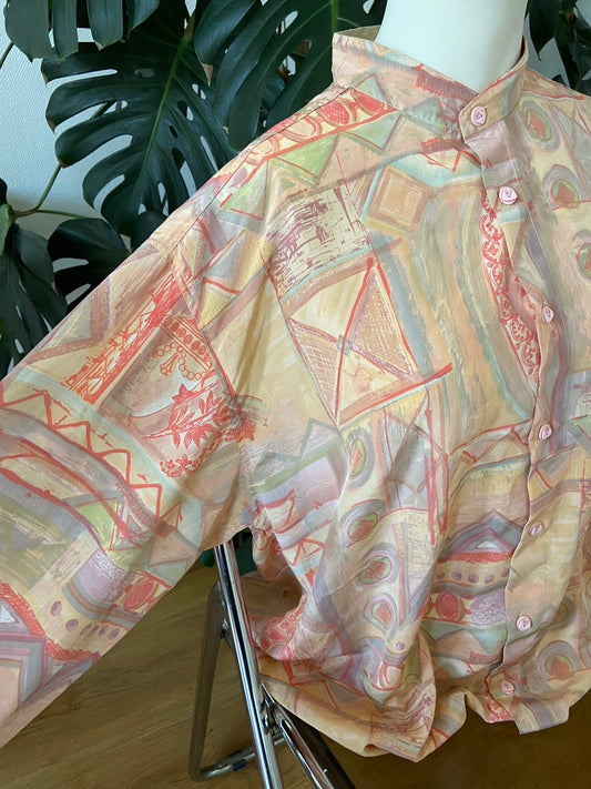 Chemise mao pastel