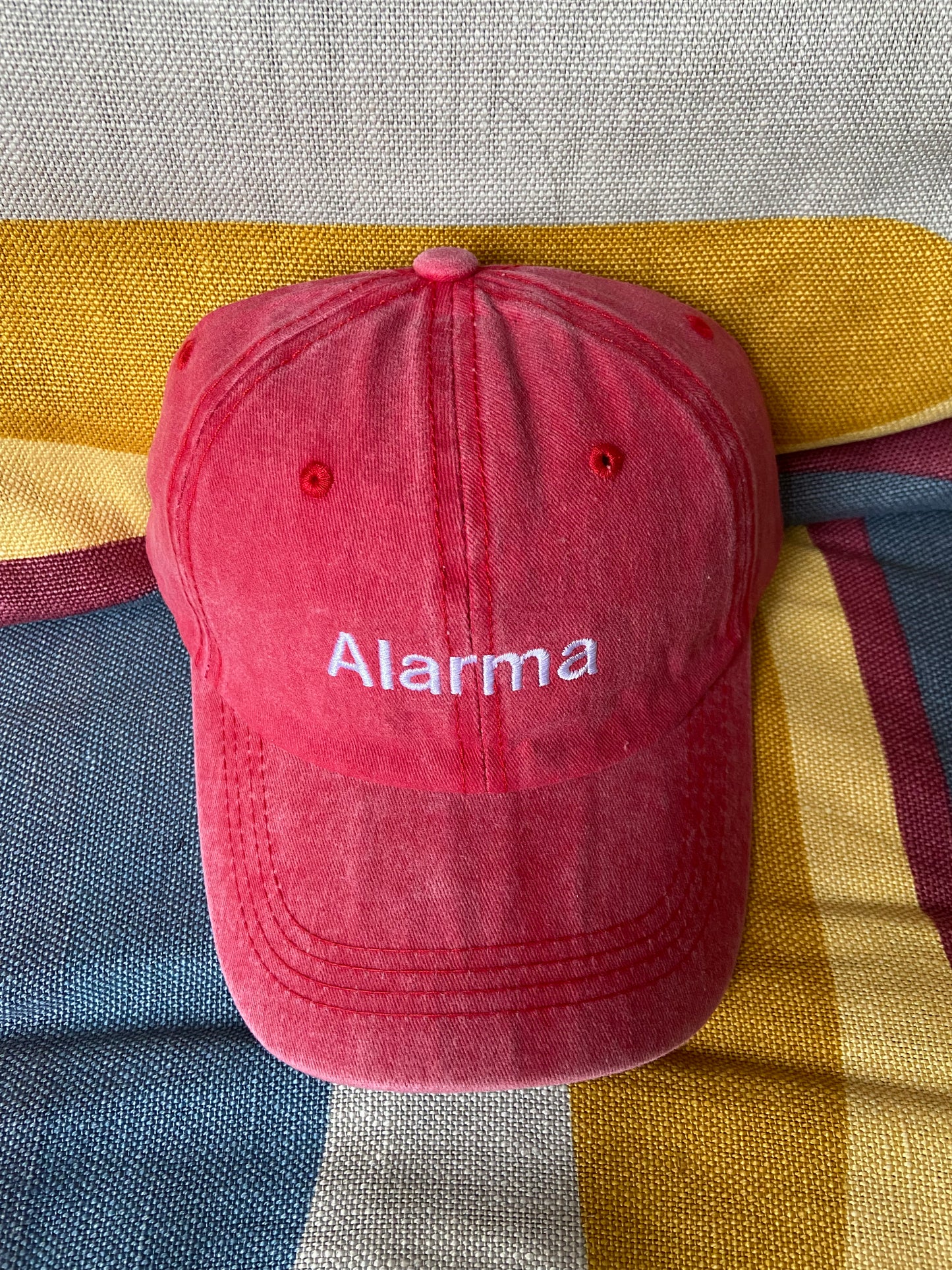 Red Alarma cap