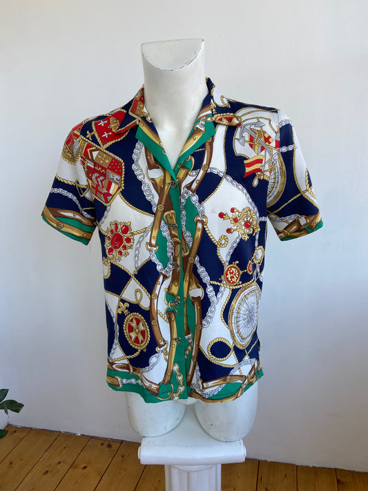 Chemise yacht drapeaux