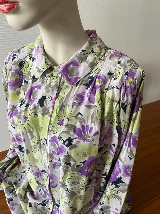 Chemise pivoines