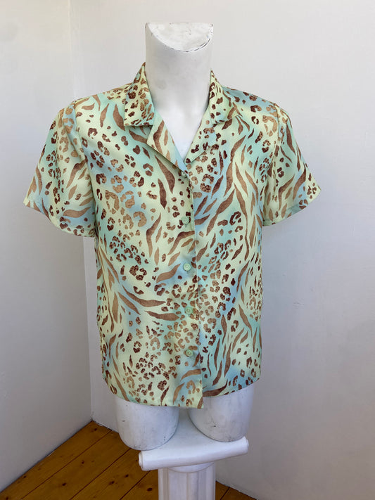 Chemise crossover animal