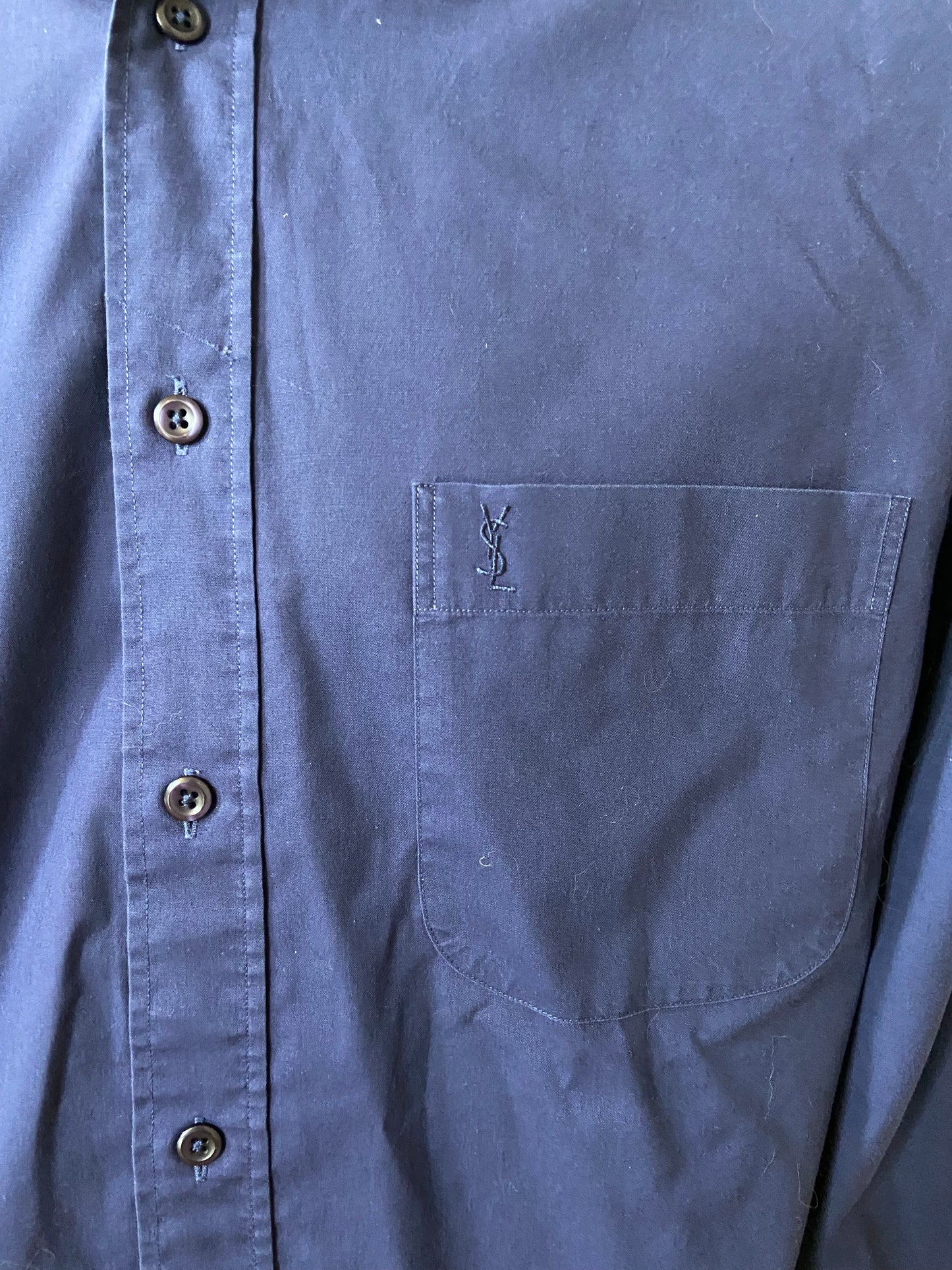 Chemise bleue Yves Saint-Laurent
