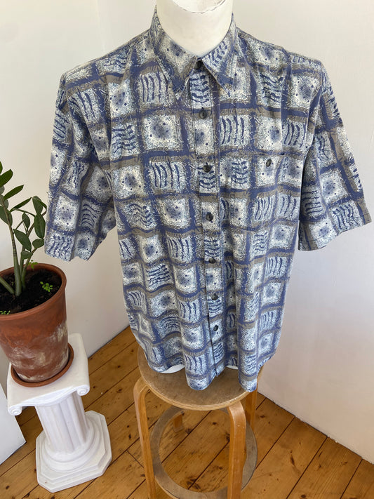 Chemise blue happy life