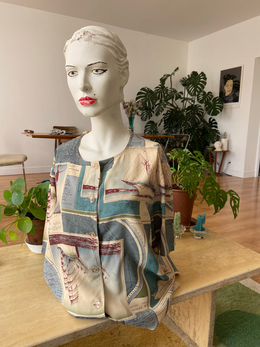 Chemise map-monde