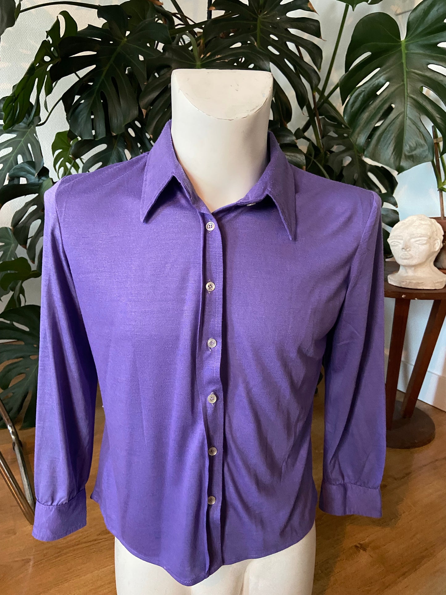 Purple comforter shirt
