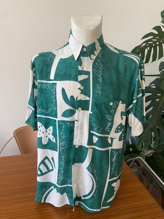 Chemise verte carotte