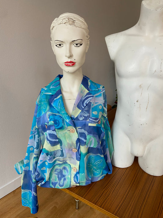 Chemise transparente océan