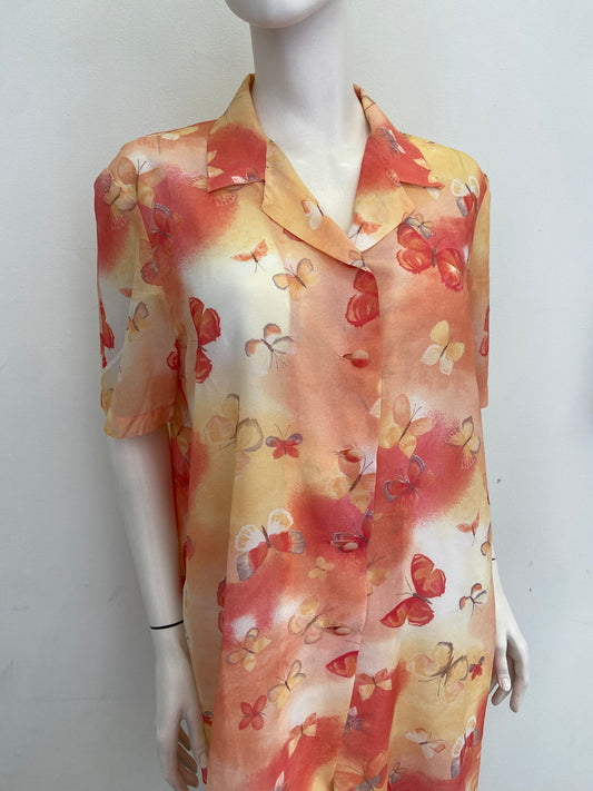 Chemise butterflies