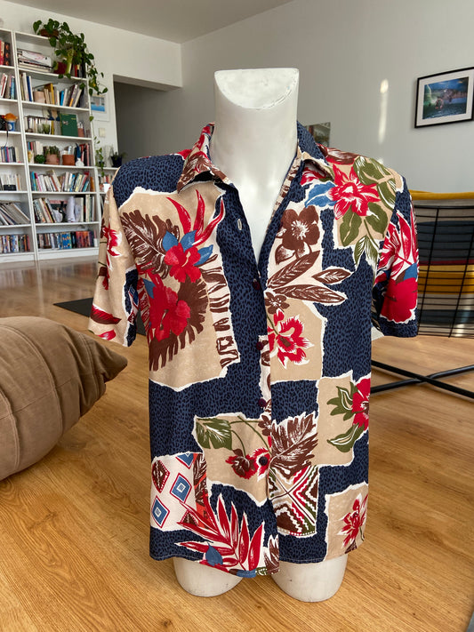 Chemise liaison fatale fleurie