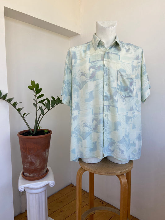 Chemise mint à l’eau