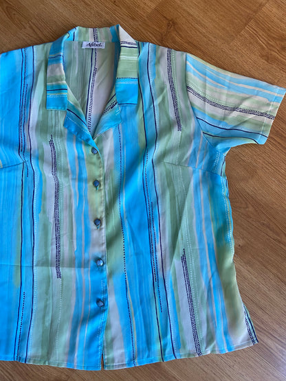 Aquatic striped shirt