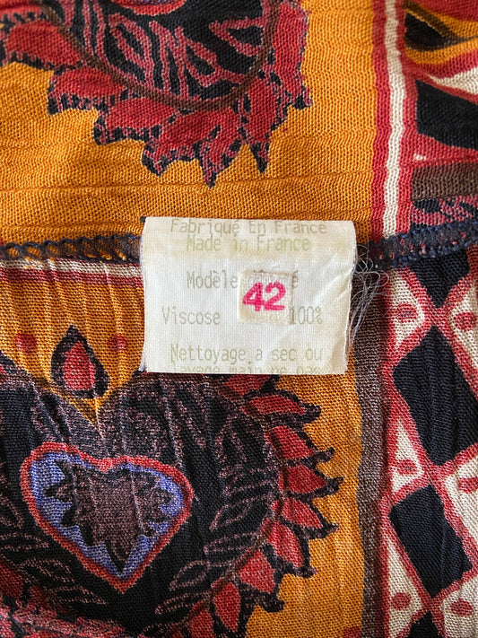 Chemise plissée froufrou