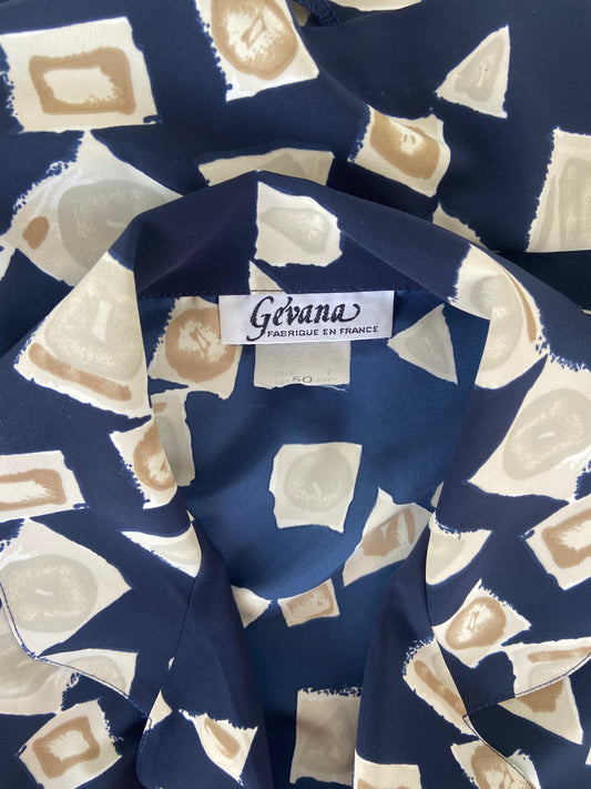 Chemise gévana marine