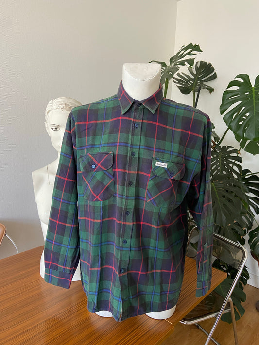 Chemise épaisse à carreaux