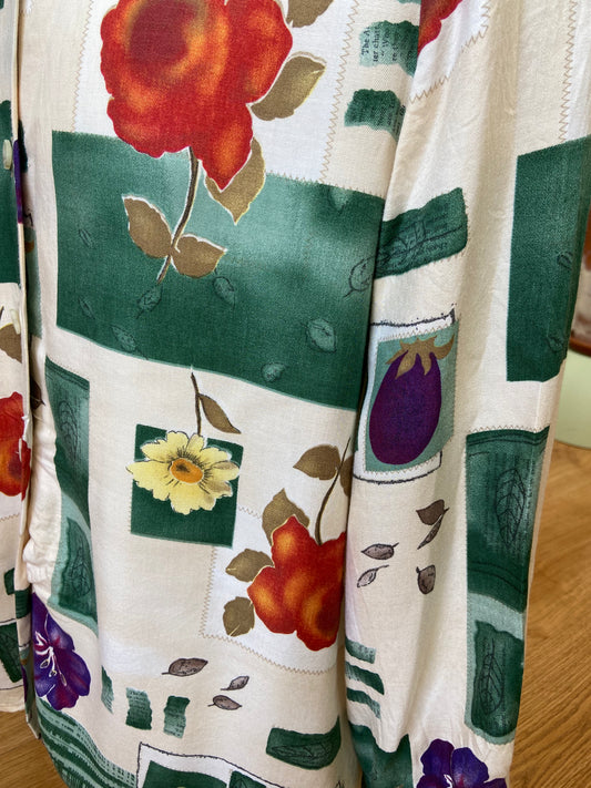 Chemise aubergine
