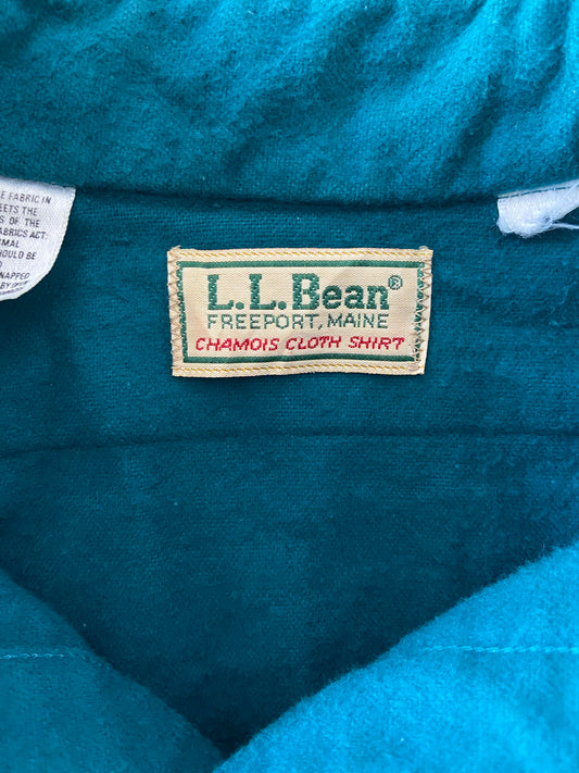 Chemise verte LL Bean