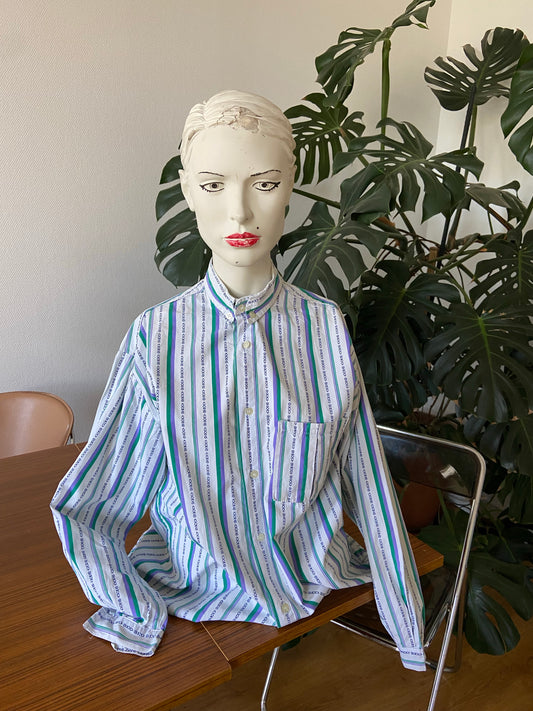 Chemise rayée motifs
