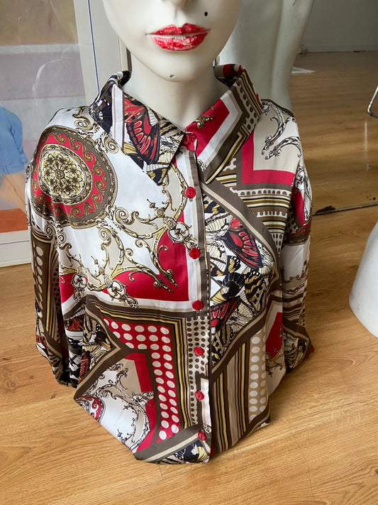 Chemise papillon