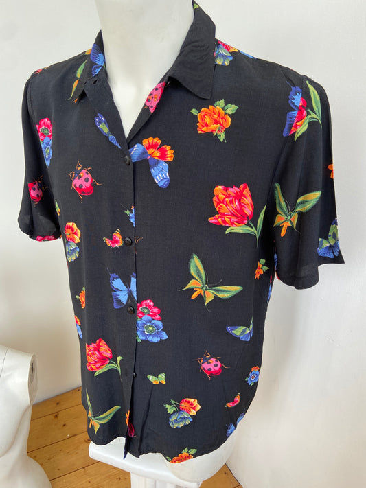 Chemise coccinelles papillons